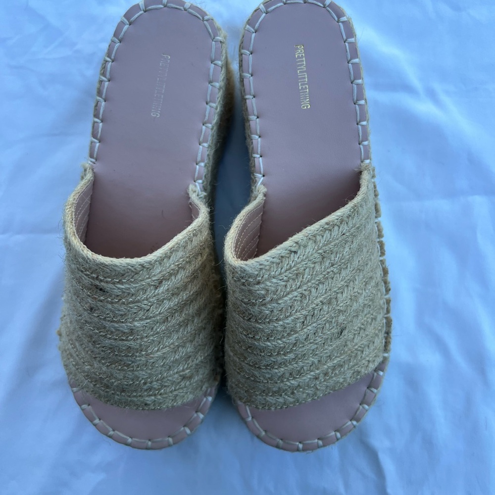 Women's Beige Slide Sandals